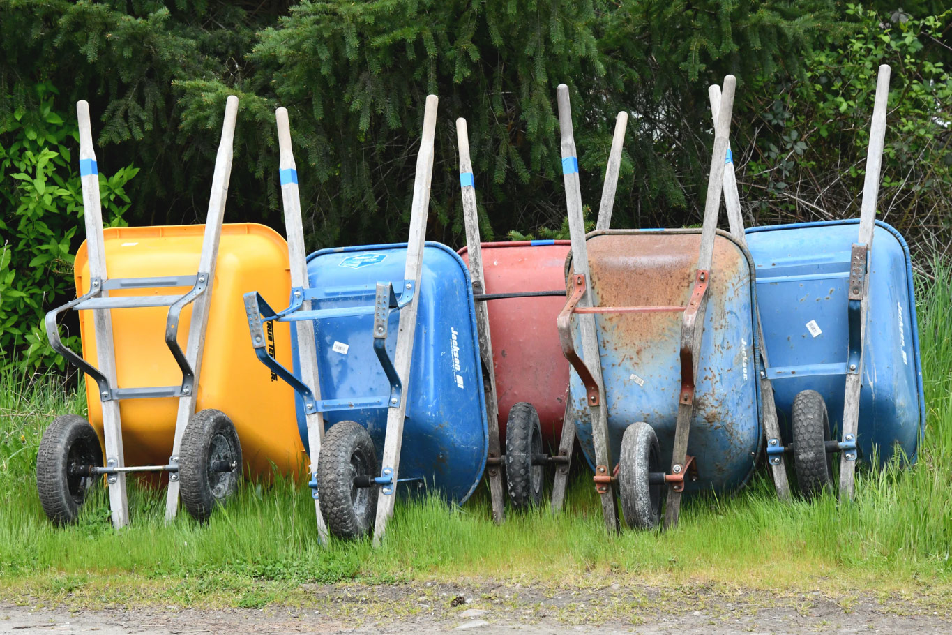 wheel barrows full spectrum farms